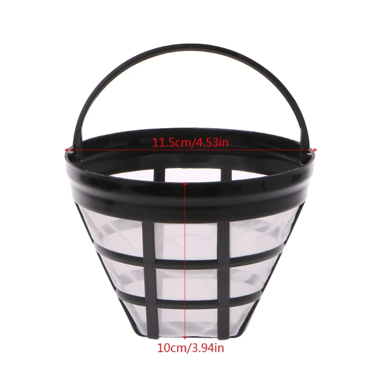 

Replacement Coffee Filter Reusable Refillable Basket Cup Style Brewer Tool
