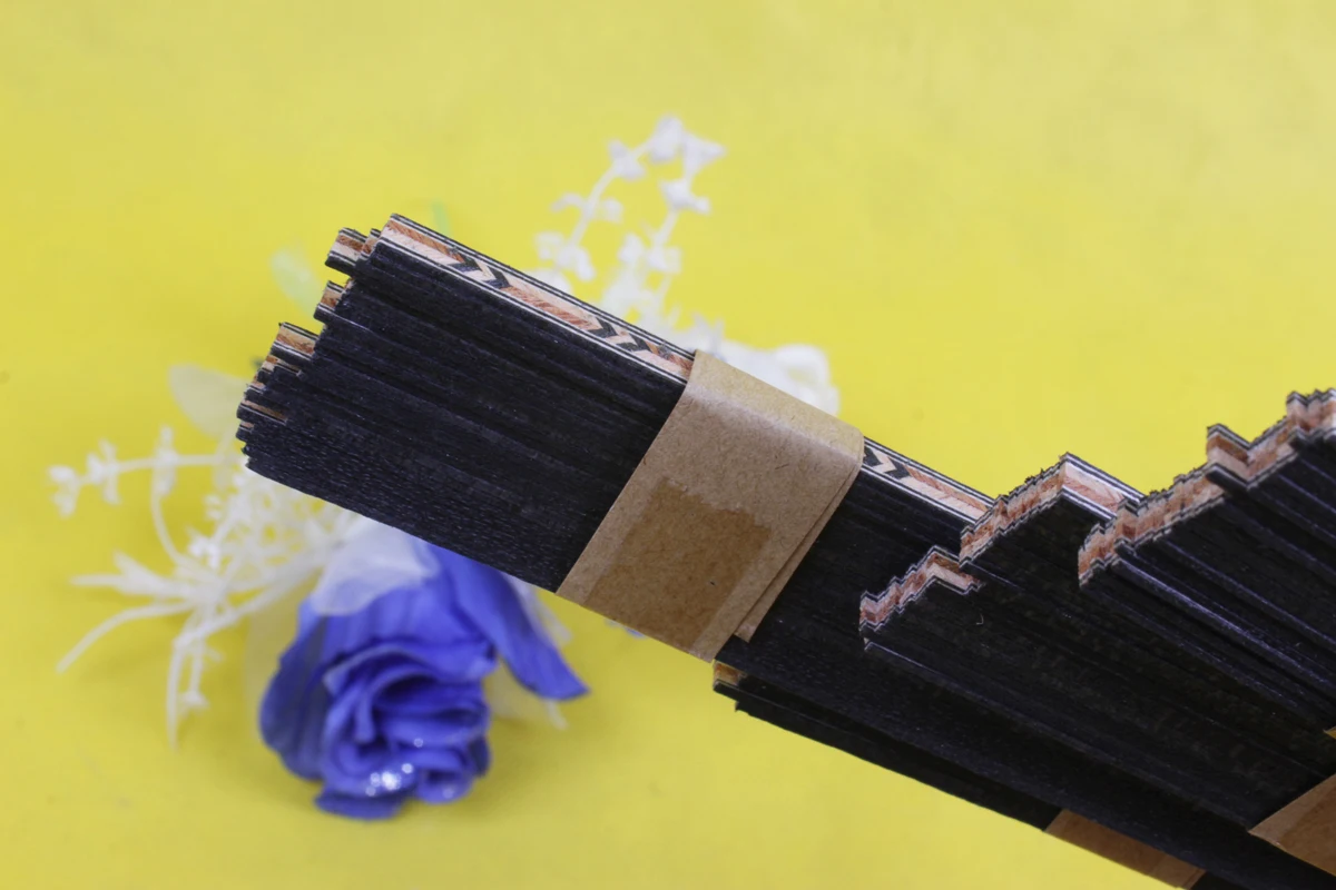 25 полосок Luthier пурпурная полоса переплет Marquetry Inaly 640x5x1 мм запчасти для гитары