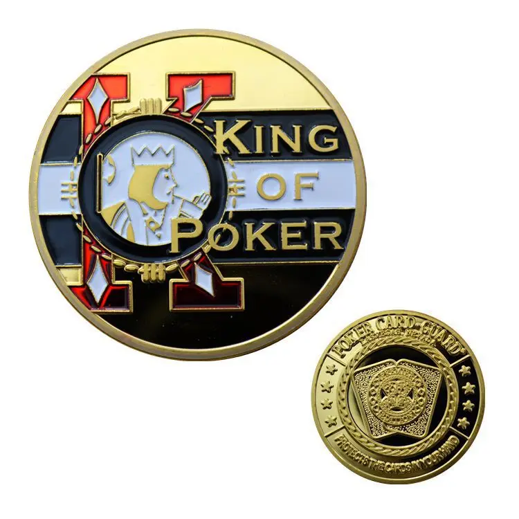 Король казино покера Монетка нормальная позолоты украшение для игры в покер