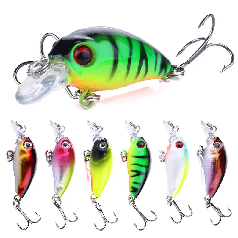 

4.5cm 4.2g Crankbait Fishing Lure Artificial Crank Hard Bait Topwater Minnow Fishing Wobblers Japan Fish Lures