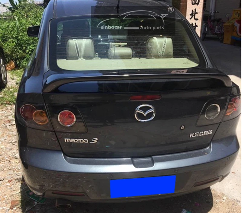 Окрашенный дефлектор в спортивном стиле задний спойлер из углеродного волокна