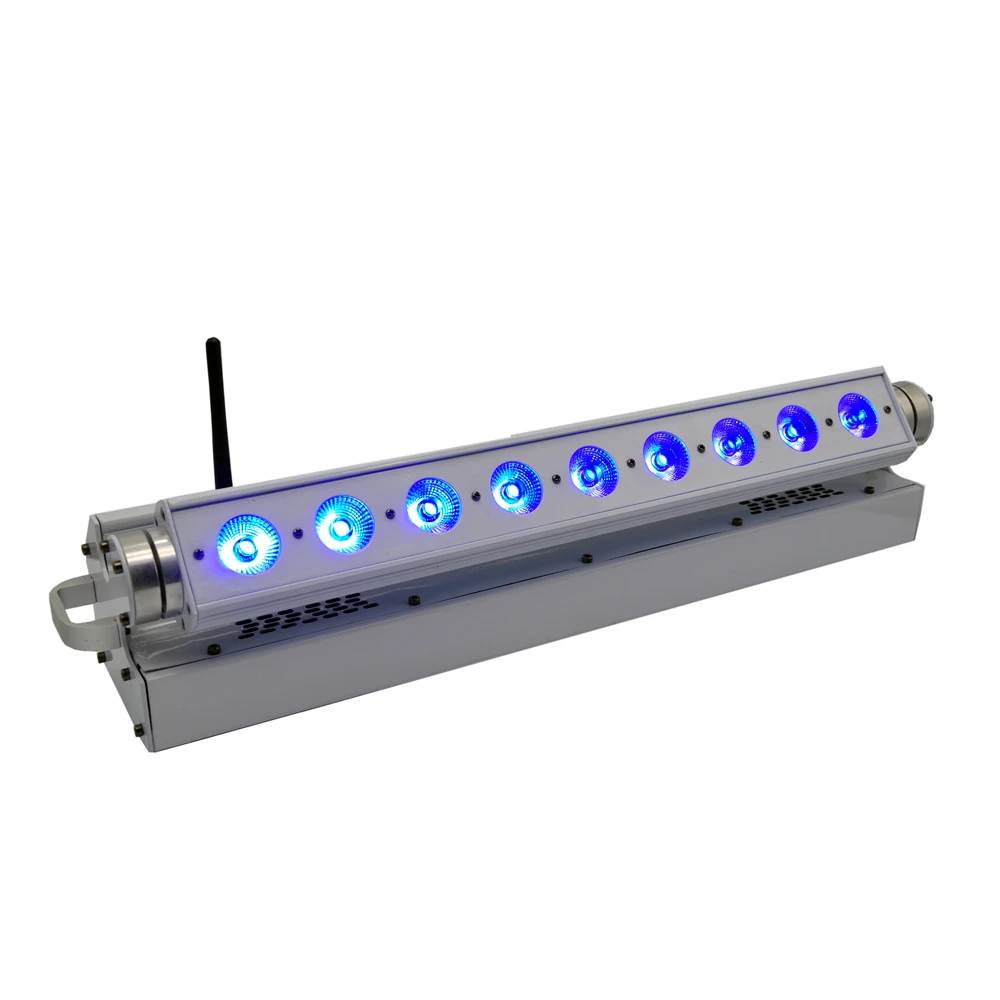 Умный диско светильник TIPTOP Black Up 9x18 Вт RGBAW УФ 6 в 1 с питанием от аккумулятора