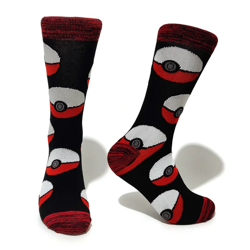 Носки мужские компрессионные с мультяшным принтом парные дышащие носки драконом