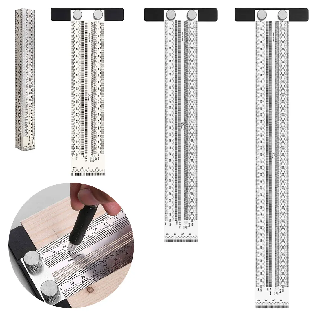 Новая высокоточная квадратная линейка T образного типа для деревообработки из