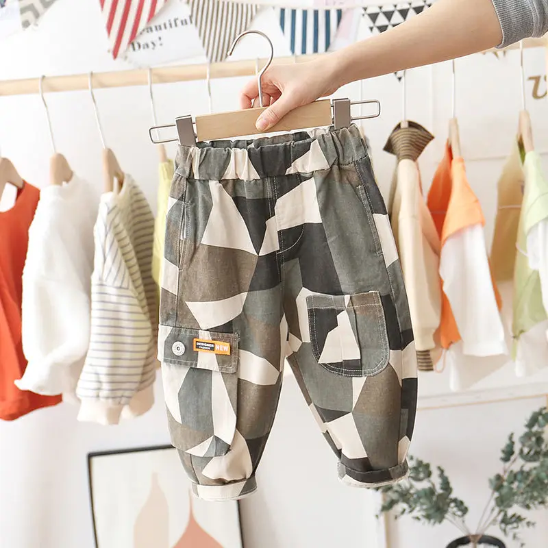 Штаны для мальчиков штаны детей детская весенне-осенняя одежда маленьких