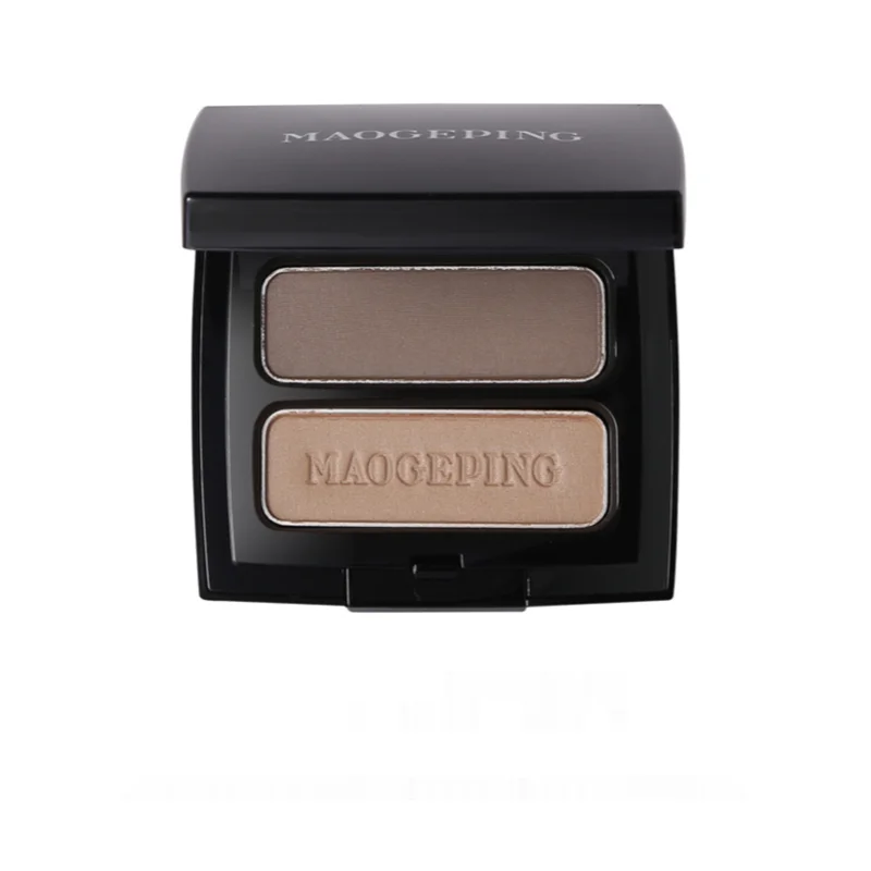 

GY Maogeping Two-Color Eyebrow Powder Female Naturally Waterproof Long-Lasting Fadeless Novice Thrush