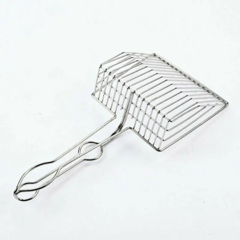 Лопатка для кошачьего туалета металлический ковш из нержавеющей стали лопатка