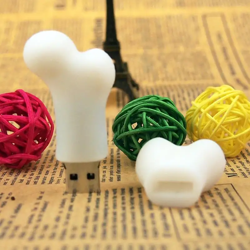 USB флеш накопитель с изображением милой собаки кости 128 Мб 32 ГБ 64 флешка внешний