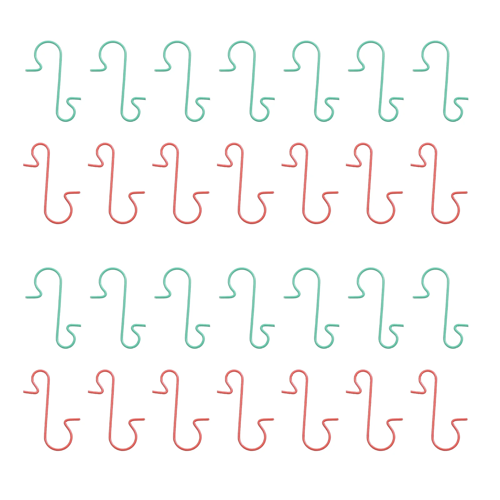 

200pcs Christmas Decor Hooks Practical Mini Hooks Xmas Tree Hanger Clips