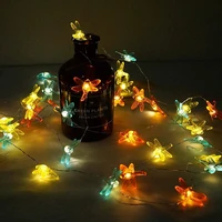40 led decorative string lights battery operated 8 modes with remote control for wedding party festival