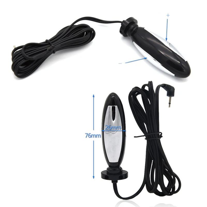 Фаллоимитатор с электрическим током Анальный вибратор Электрический импульсный