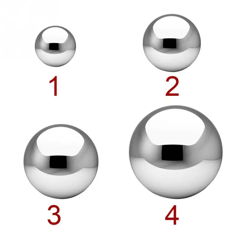 Блестящий зеркальный шар украшение для рукоделия блестящее из нержавеющей стали