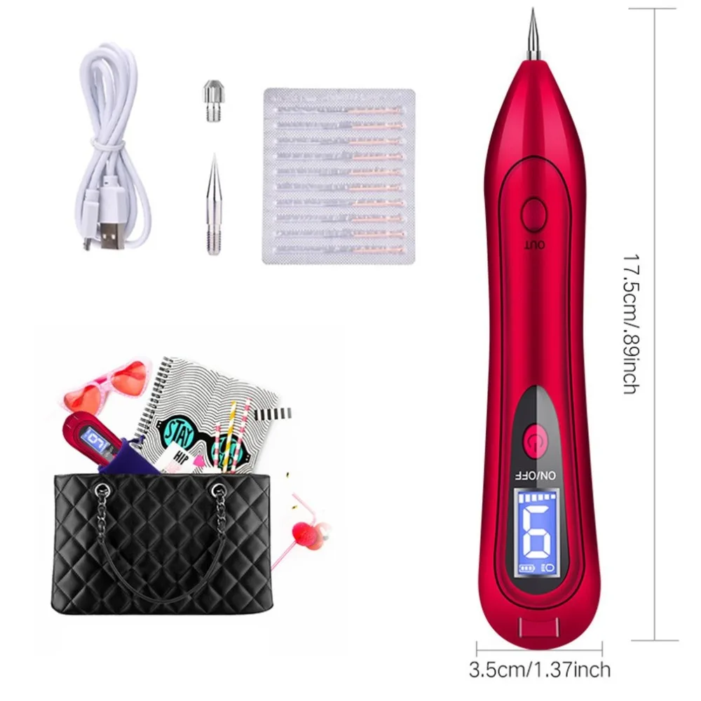 Плазменная ручка Plazma от бородавок ложных веснушек удаления черных точек и прыщей