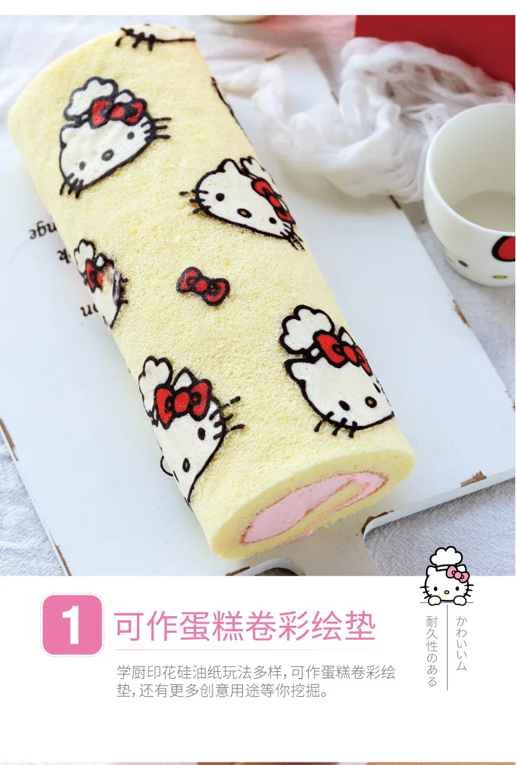 Hello kitty 12 М Силиконовый бумажный противень для выпечки бумажная печь с чефами кухонные формочки для выпечки Кухонные Принадлежности