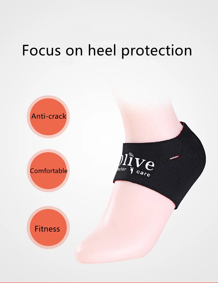 

New Heel Anti-Cracking Sleeve Anti-Friction Protective Sleeve For Adult Heel After Running Cracked Moisturizing Heel Strap