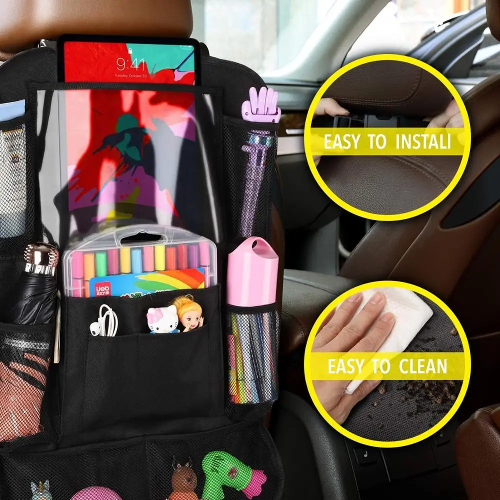 Органайзер на заднее сиденье автомобиля защитные коврики 10 дюймов держатель для
