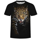 Летний Лидер продаж 3D печать черный пантера с О-образным вырезом Футболка личности в спортивном стиле для мужчин; Повседневный Спортивный костюм с короткими рукавами рубашка XXS-6XL