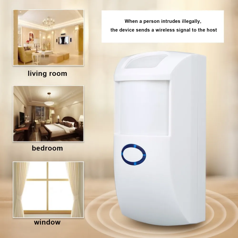 Новый 433 МГц 1527 код беспроводной датчик движения для домашних животных PIR с белым