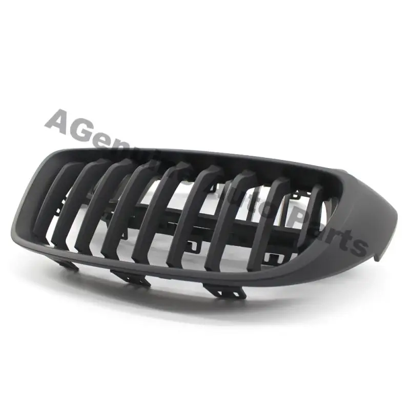 

ABS Carbon fiber car glossy black matt black single slats car front bumper radiator grills for BMW 4 series F32