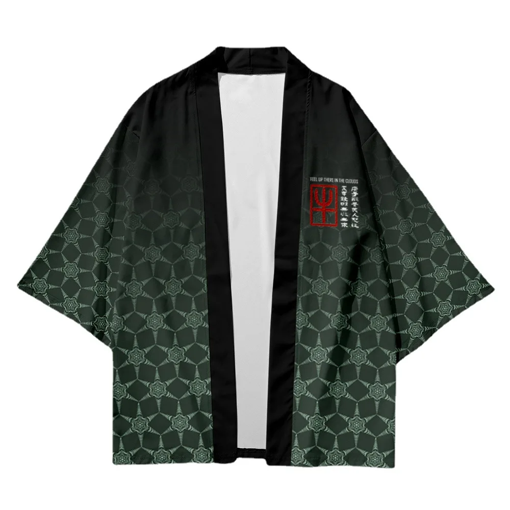 

2021 New Belle Oiran Robe Sunscreen Breathable Tide Brand Men's Top Cardigan