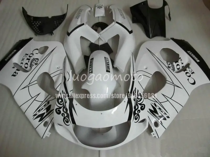 

white blk fairings kit for SUZUKI GSXR750 GSXR 600 1996 1997 1998 1999 2000 fairing kits GSXR600 96 97 98 99 00 bodywork