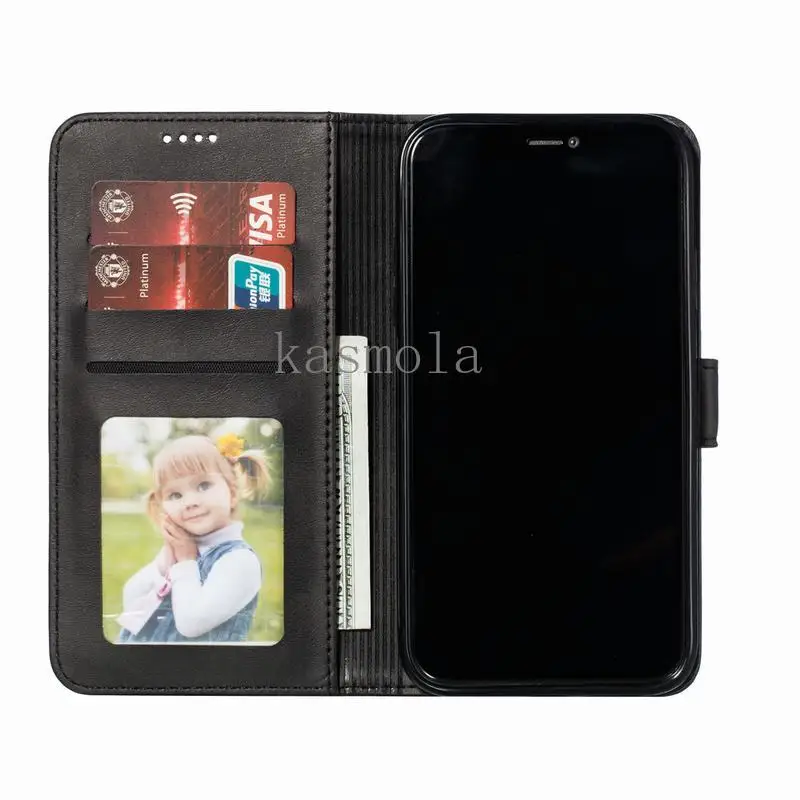 Кожаный чехол с откидной крышкой для Samsung Galaxy A51 A20E A70 A50 A20 Магнитный бумажник S8 J4 J6