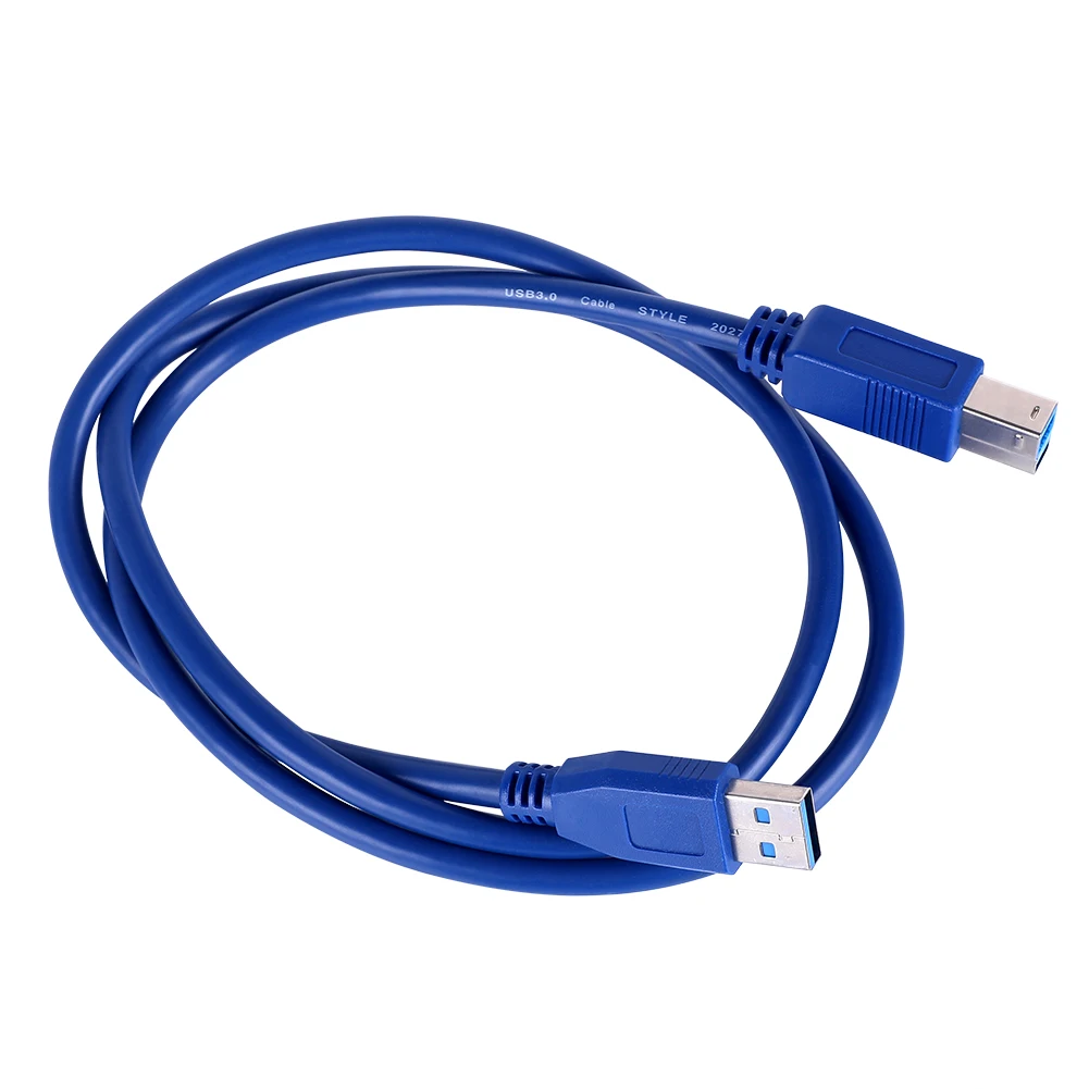 Высокоскоростной USB кабель для принтера Штекерный адаптер шнур передачи данных 3