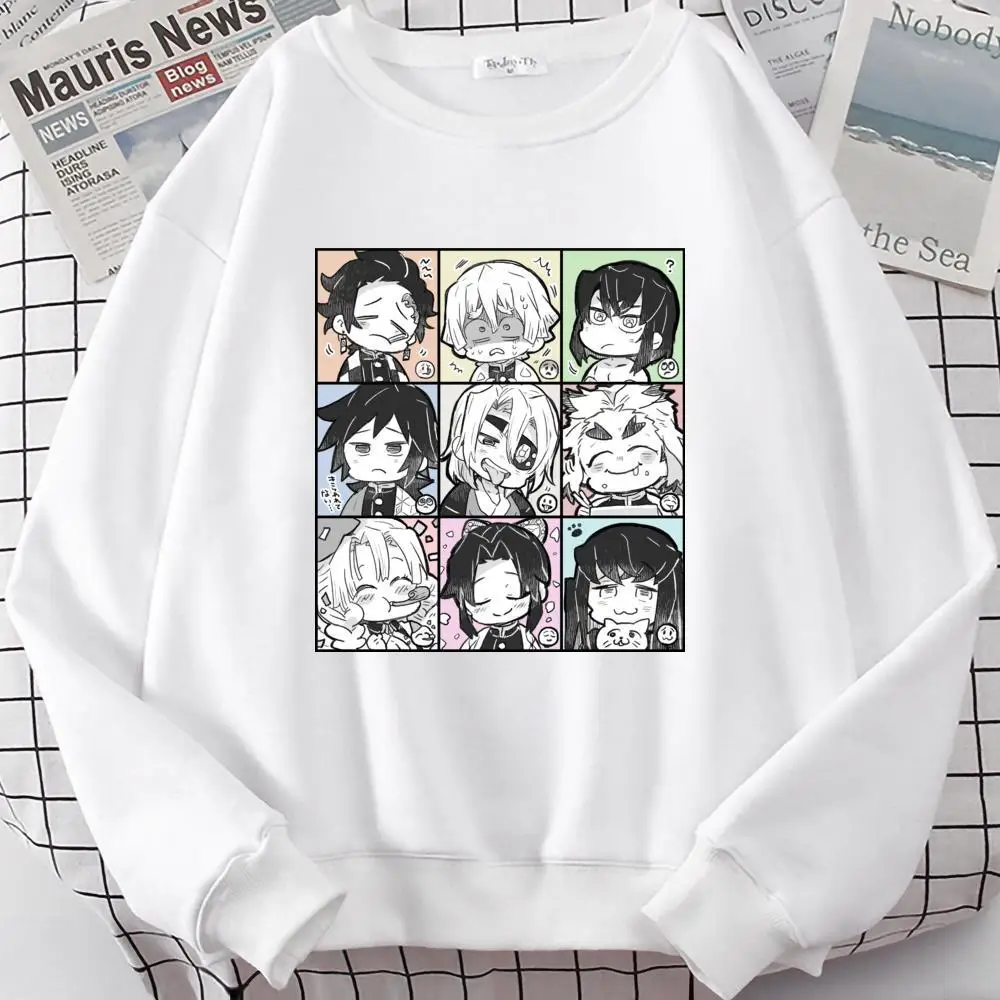

Demon Slayer Uzui Tengen Cool design O-NECK Cotton Sweatshirts with Pocket Leisure Unisex Pullover