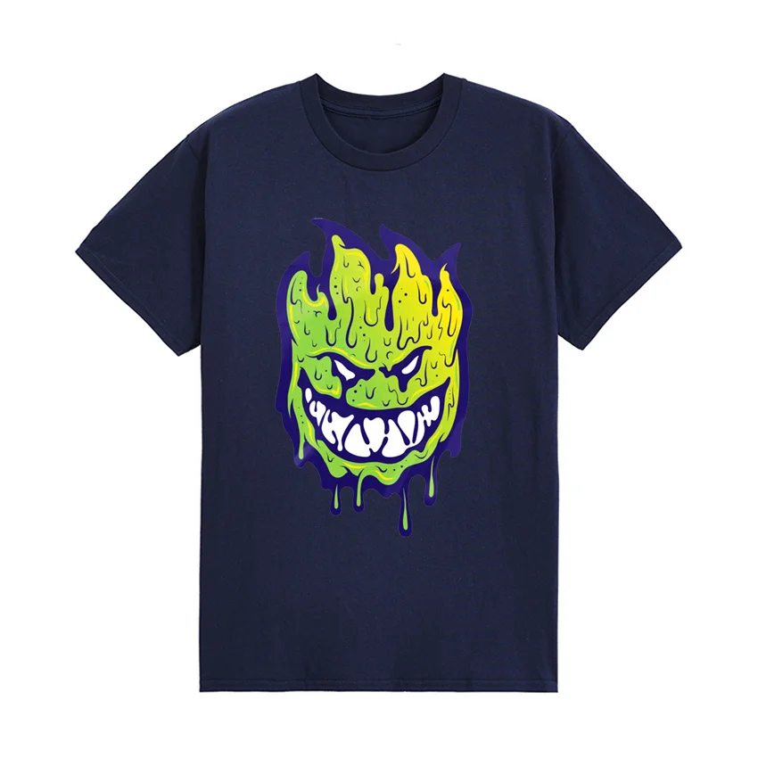 

Летняя хлопковая футболка с коротким рукавом и круглым вырезом