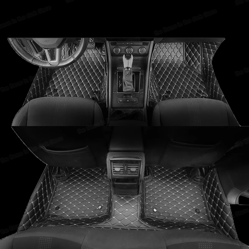 Прочный водонепроницаемый напольный коврик для салона автомобиля Lsrtw2017 ног Skoda