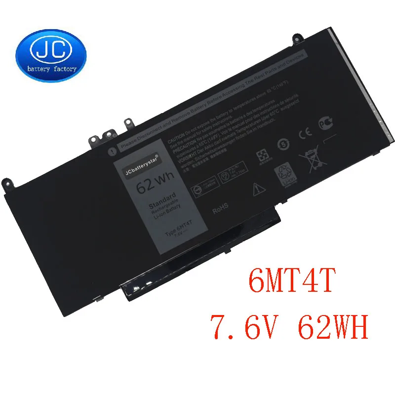 JC Батарея звезда 6MT4T ноутбук для Dell Latitude E5470 E5570 15 6 &quotM3510 7V69Y TXF9M 79VRK 07V69Y 7 V