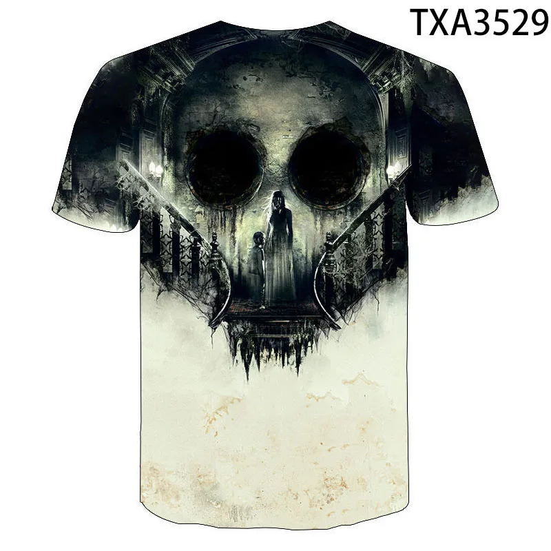 

Summer New Horror Fashion T-shirt Casual Short Sleeve Boy Girl Kids 3D Printed Streetwear Men Women Children Cool Tops Tee