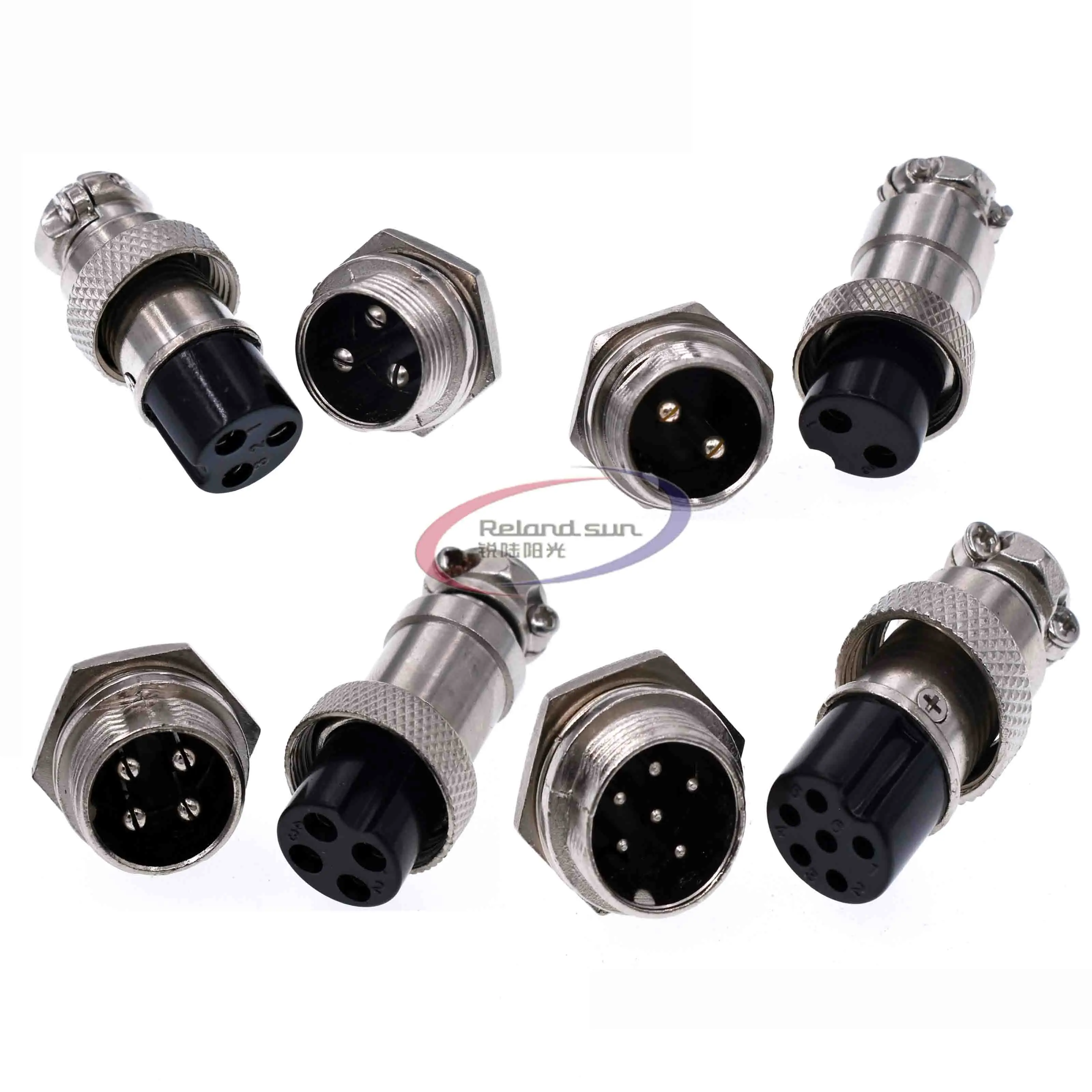 2 шт./комплект штекерные и гнездовые контакты диаметр 16 мм|Интегральные схемы| |