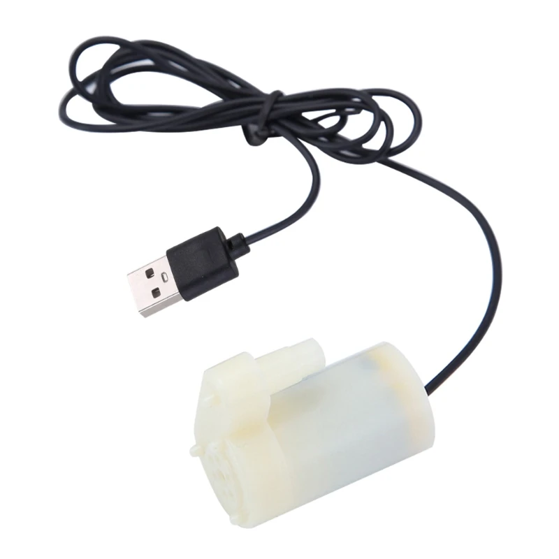 Погружной водяной микро-насос для аквариума с питанием от Usb постоянный ток 5 В 2-3