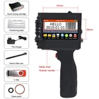 Портативный струйный принтер, 12 языков, 12,7 мм, QR-код партии, дата, логотип, Дата истечения срока годности, этикетка, мобильный портативный струйный термопринтер