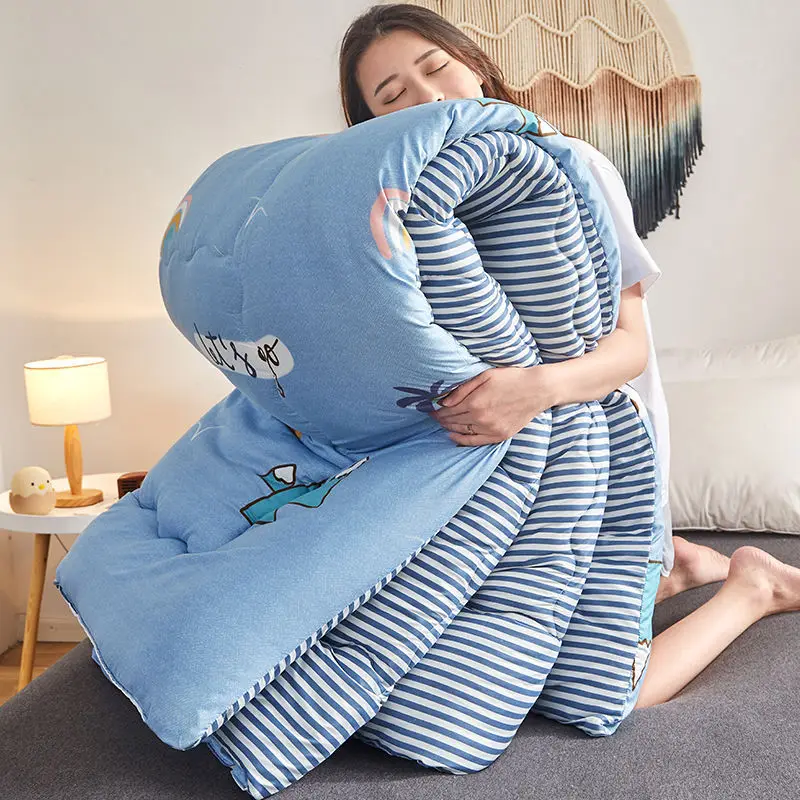 

Natural Silk Quilt/mulberry Silk Quilt for Summer and Winter, Extra Large Double Queen Bedding, Handmade Solid Color Quilt