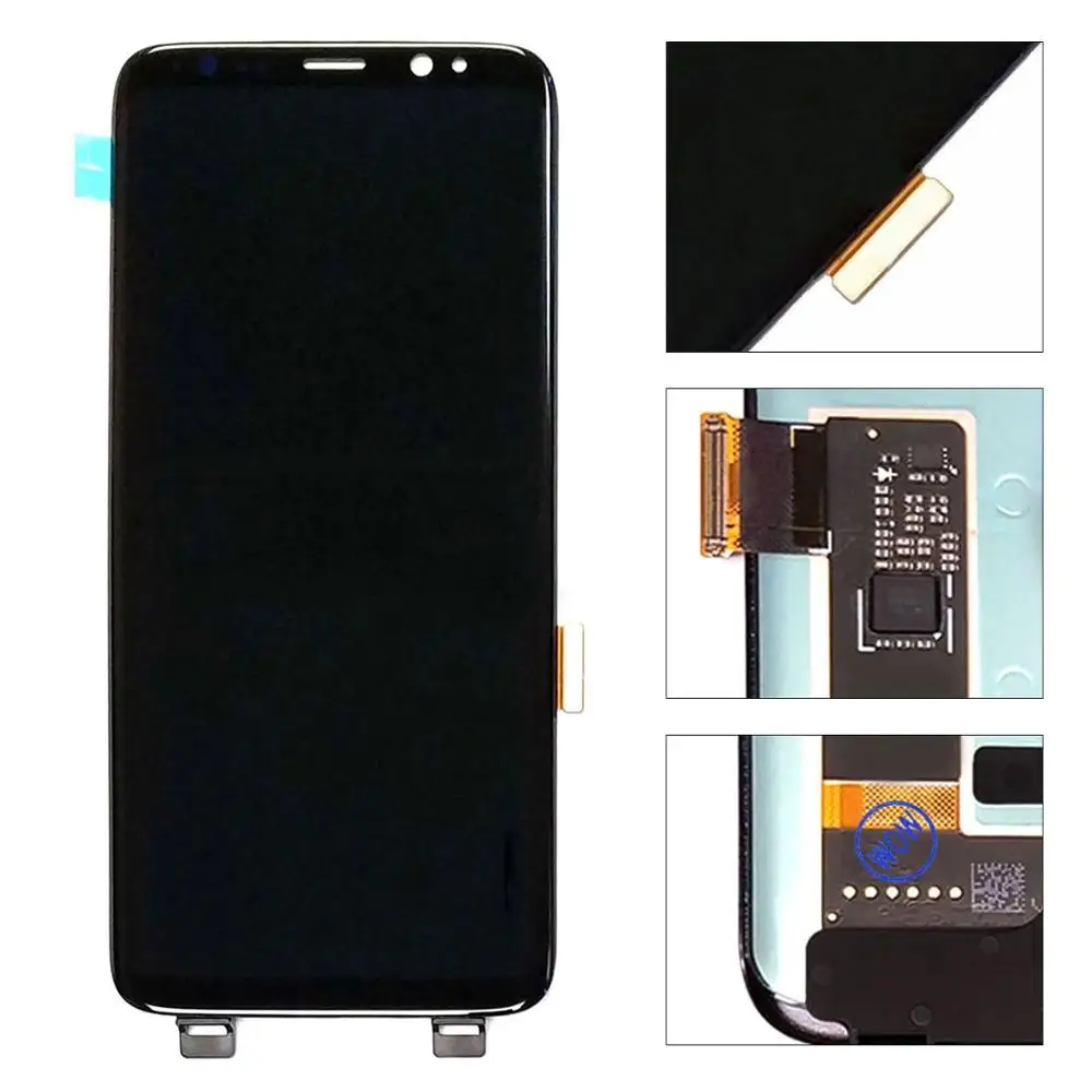 Оригинальный ЖК-дисплей Amoled S8 для Samsung Galaxy SM-G950 G950F с маленькой точкой сенсорный