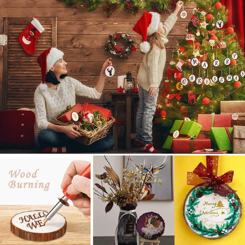 10 шт./лот винтажные сосновые деревянные чипсы в деревенском стиле Свадебный