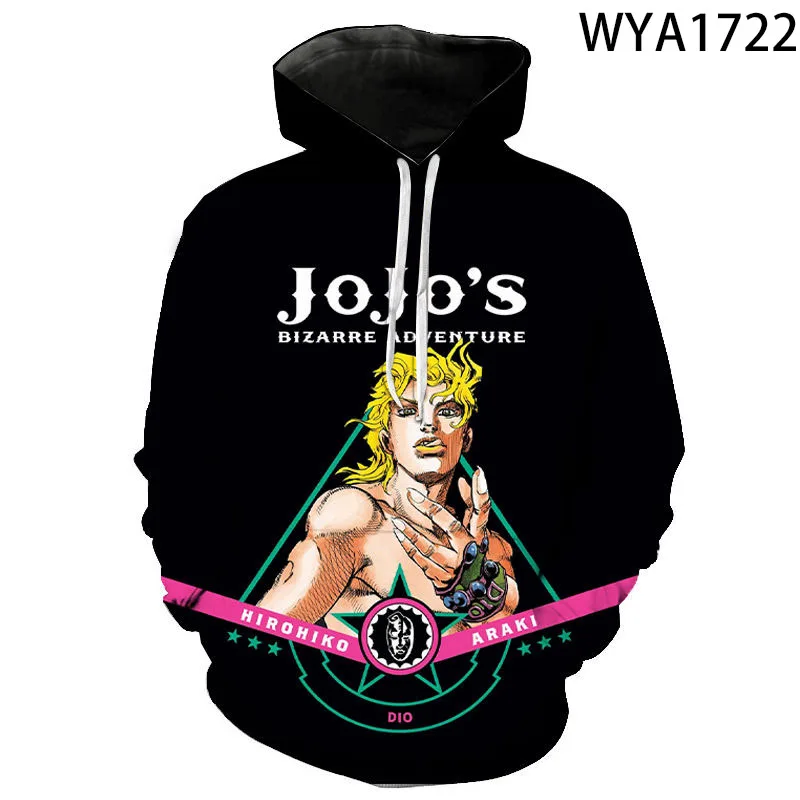 

Jojo Bizarre Adventure 3D Printed Hoodies Men Women Children Sweatshirts Casual Pullover Boy Girl Kids Streetwear Fashion Tops