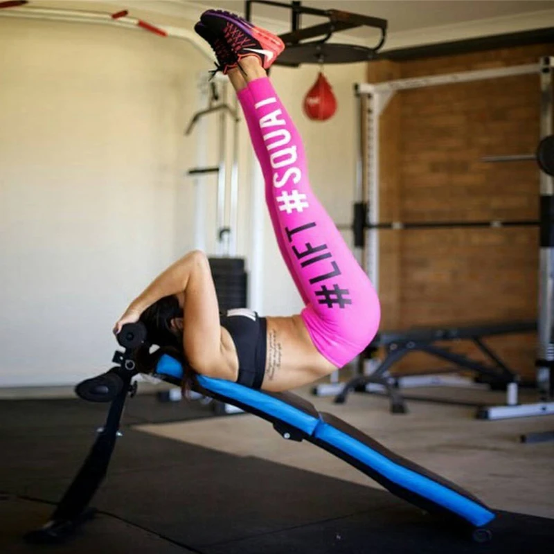 

leggings women Fashion Tightening Leggings Women Leggins Female Elastic Pant Capri Women Fitness Leggings Letters Slim Trouser