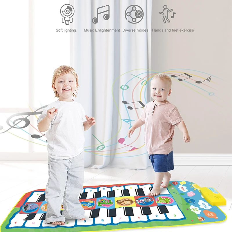 Многофункциональный музыкальный коврик для пинино Детская обучающая игрушка