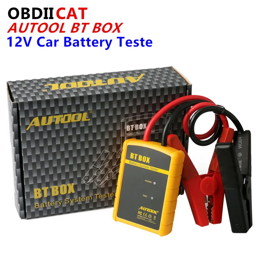 Offical AUTOOL BT BOX автомобильный тестер батареи Поддержка Android/ISO мощная функция