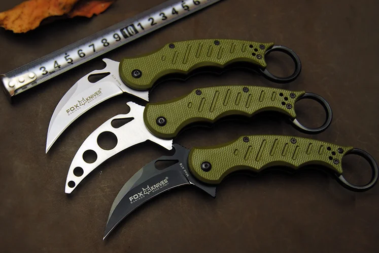 Керамбит складной нож 440с лезвие stee Ручка для тренировок кемпинга Карманный