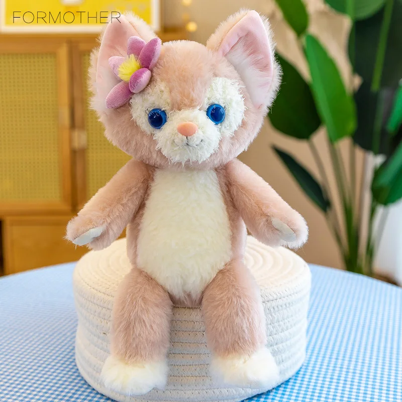 

New Lingna Belle Toy Plush Toy Cute Pink Little Fox Birthday Gift Children'S Toy Plush Toy Keychain Gift Fashion Small Ornaments