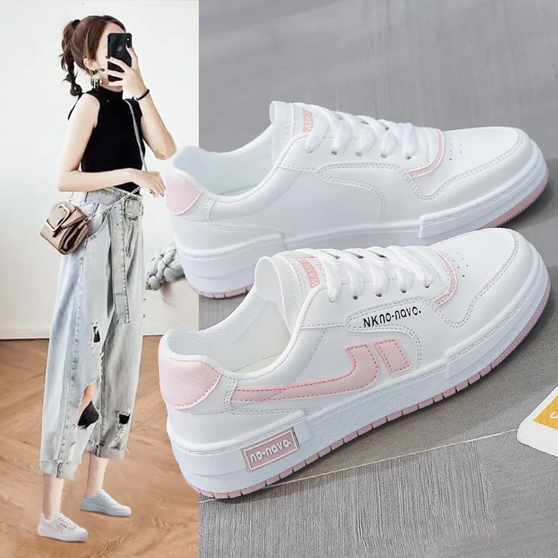 

2021 New Xiaobai shoes new versatile casual girl shoes breathable sports board shoes