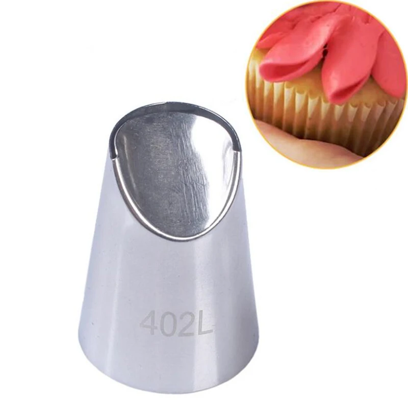 

402L# Big Cake Cream Piping Tips Baking Tools For Cakes Fondant Decorating Stainless Steel Icing Pastry Nozzles Mold