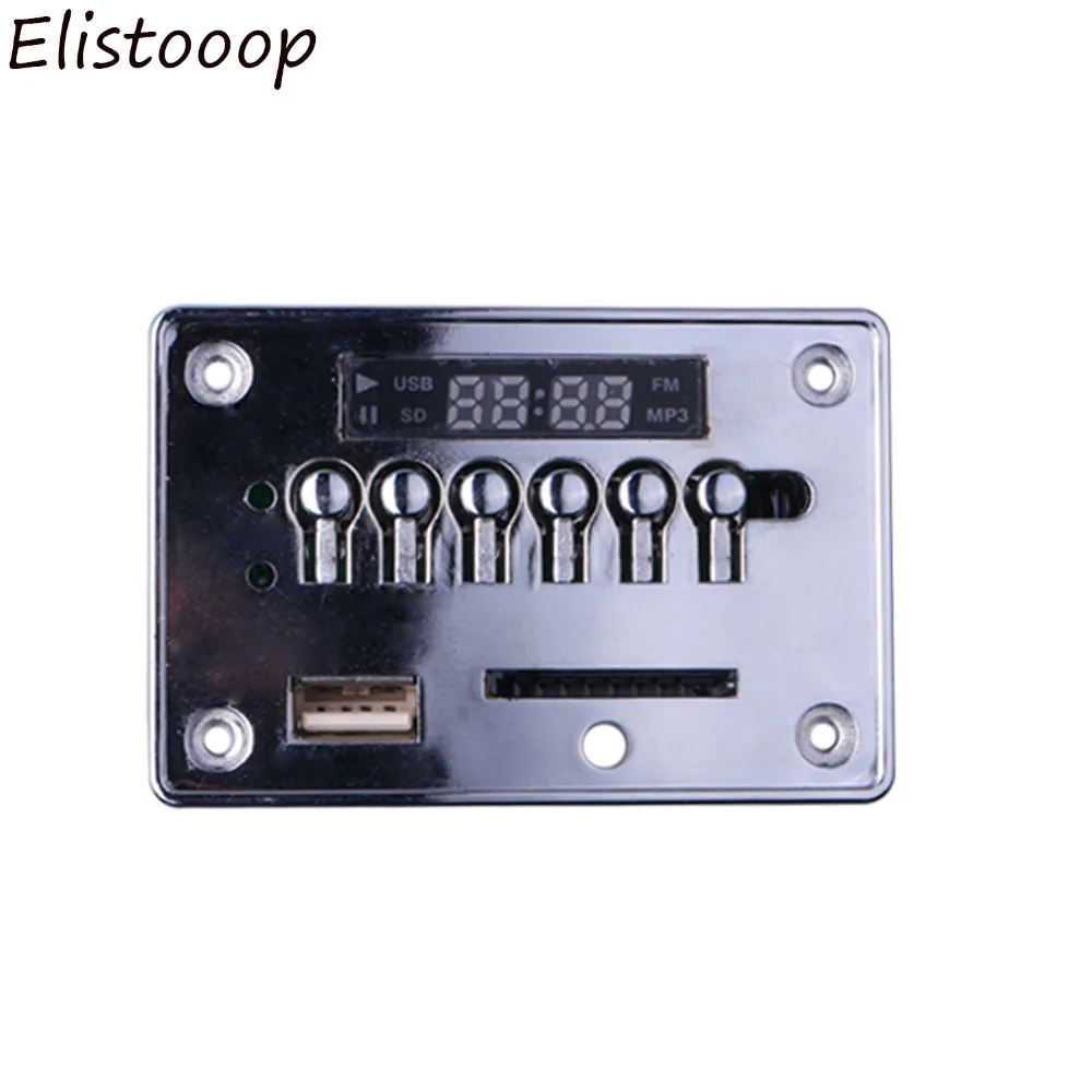 Elistooop Bluetooth совместимый MP3 декодер плата модуль Автомобильный USB плеер