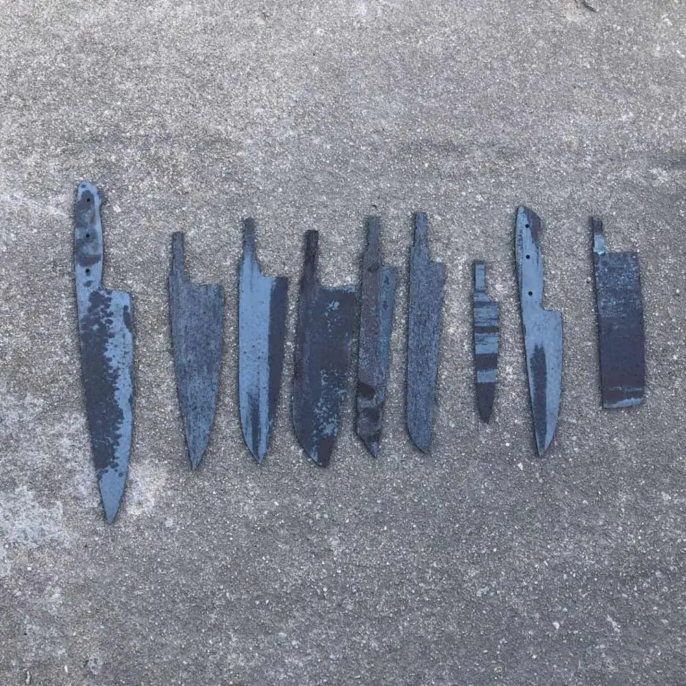 

XITUO нож из дамасской стали ручной работы «сделай сам» лезвие без ручки поварской нож из высокоуглеродистой стали Япония нож сантоку мясницк...