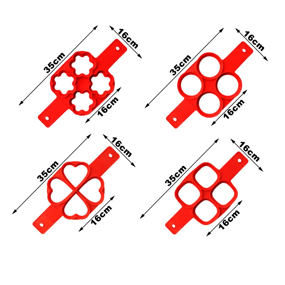 Силиконовое кольцо для яиц форма блинчиков многоразовые антипригарные формочки
