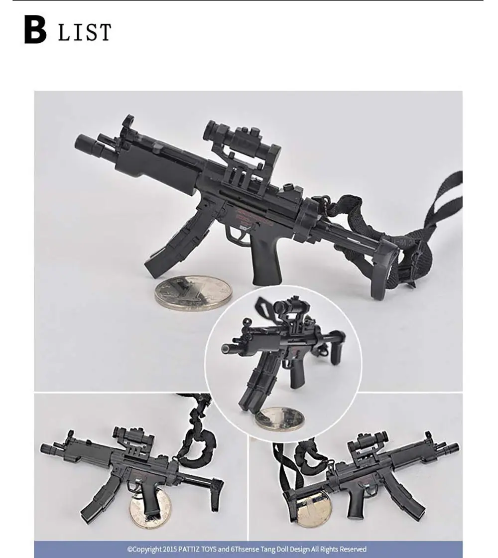 PATTIZ High-end моделирование 1/6 масштаб военный Solider SWAT attack hand набор солдат модель фигурки сборные игрушки для детей